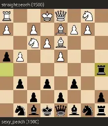 Correspondence Chess • straightpeach vs sexy_peach