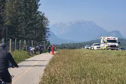 Person dies on cycling path in Banff National Park