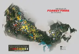 Mapping 100 years of forest fires in Canada