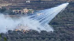 Israeli phosphorus shells burn south Lebanon after fierce Hezbollah attacks