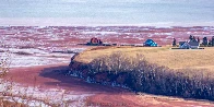 Minas Basin at Low Tide [OC]