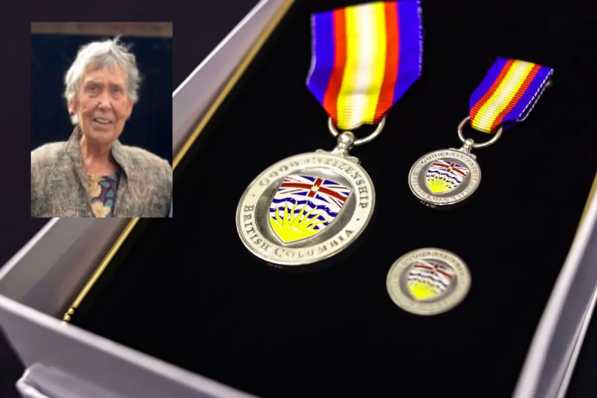 Qualicum Beach woman awarded B.C. Medal of Good Citizenship