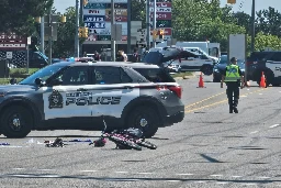 Cyclist hit by vehicle on Victoria Road Thursday has died