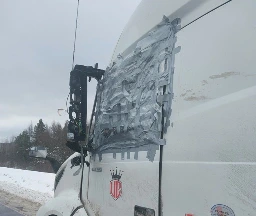 Truck driver charged for replacing broken window with duct tape - Truck News