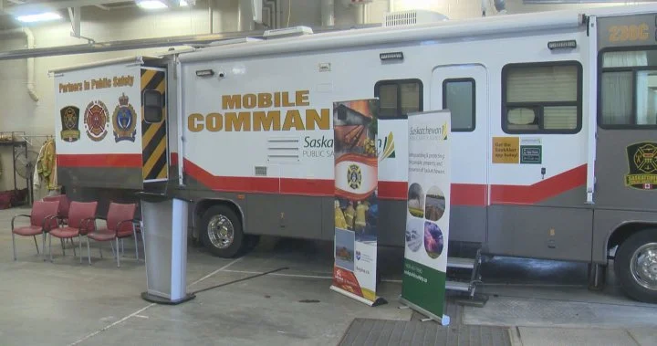 New mobile command post for Regina and area unveiled by 3 partnered agencies  | Globalnews.ca