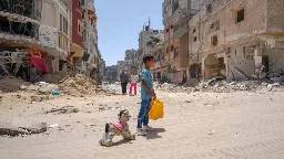 Children are drinking from puddles and wading through sewage pools, as Israel pummels water systems in Gaza | CNN