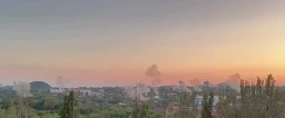 Explosions all around occupied Donetsk.