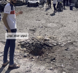 Identifying Possible Crater from Gaza Hospital Blast - bellingcat