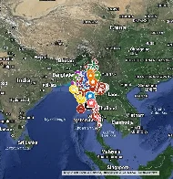 Myanmar War Map - Google Maps