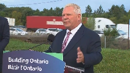 Doug Ford says he wants to build a tunnel under Hwy. 401