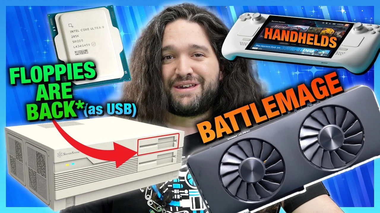 HW News - Intel Battlemage Imminent, AI Rant, Arrow Lake "Fix," Xbox Handheld, 'Floppy' Case