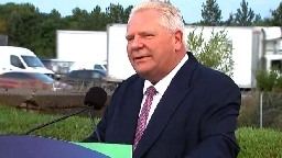 Ontario Premier Doug Ford says he wants to build a tunnel under Hwy. 401