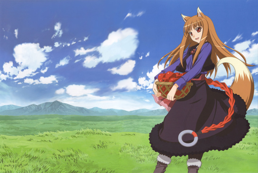 Holo from Spice and Wolf, Official art