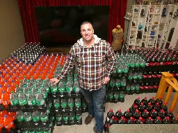 'Keeps getting bigger': Southeast Calgary family giving out 2,000 large soda bottles for Halloween