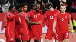 Canadian men climb two places to No. 43 in latest FIFA world rankings