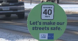 40 km/h speed limit change in Edmonton led to fewer collisions: study - Edmonton | Globalnews.ca