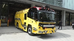 Victoria welcomes first of 2 electric fire trucks