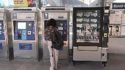 Sushi vending machine installed at SkyTrain station, TransLink says more to come
