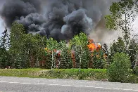 Firefighters battling blaze at Lake Louise staff residence