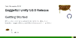 Release Daggerfall Unity 1.0.0 Release · Interkarma/daggerfall-unity