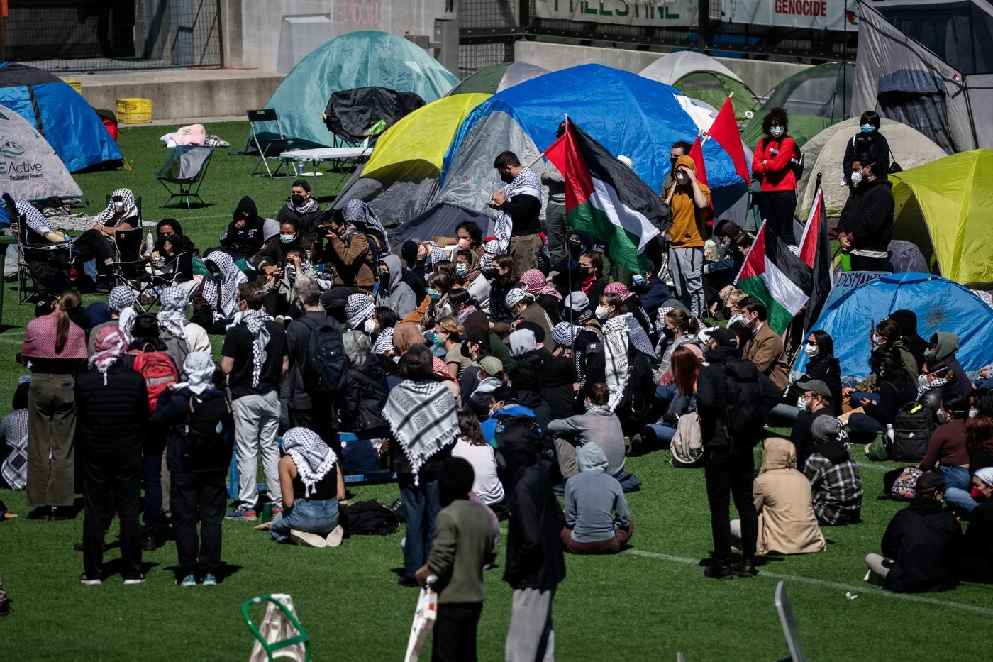 B.C. university gives pro-Palestinian protesters trespass notice, deadline to vacate