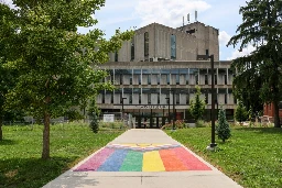 Rainbow walkway installed at the University of Guelph