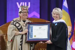 Vancouver Island University presents Dr. Bonnie Henry with honorary doctorate