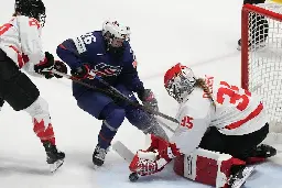 Canada edges U.S. 6-5 in OT for women’s world hockey championship gold
