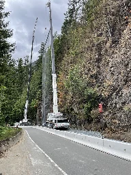 Slope stabilization work on Highway 4 moves toward full reopening | BC Gov News