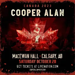 Cooper Alan - Canada 2023 Tour