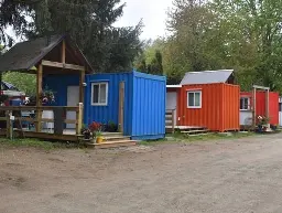 New shipping container homes open at Maple Pool Campground