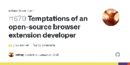 Temptations of an open-source browser extension developer · extesy/hoverzoom · Discussion #670