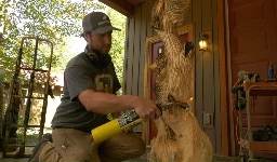 Northern Ont. chainsaw sculptor wins first place in international competition