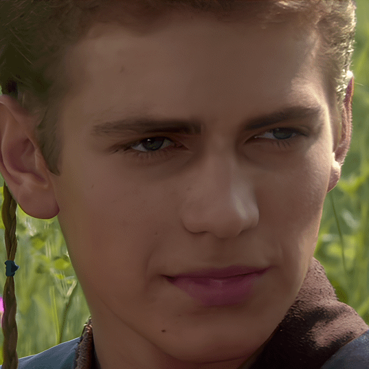 Anakin's serious stare 