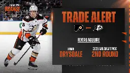 TRADE: Flyers acquire Jamie Drysdale and a 2nd round selection in the 2025 NHL Draft from Anaheim in exchange for Cutter Gauthier | Philadelphia Flyers