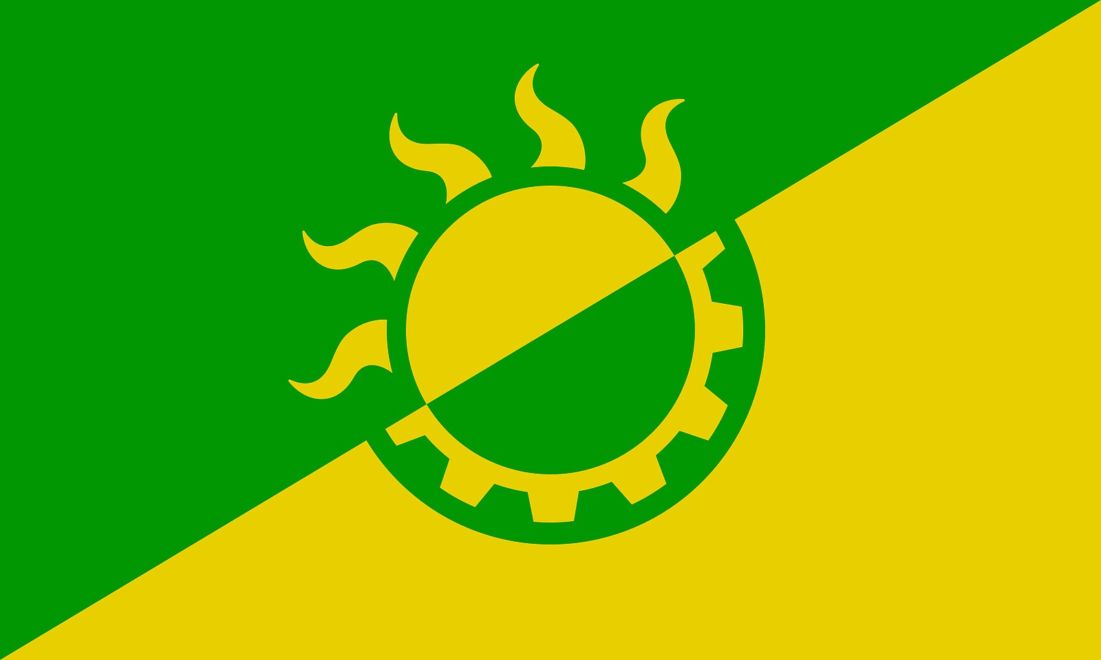 The solarpunk flag