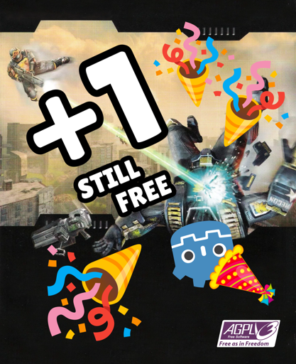 Poster for the open-fpsz anniversary, which began on March 28, 2024