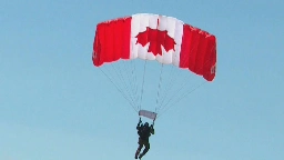 Skydiver crashes in Canada Day performance