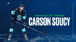 Canucks Agree to Terms with Carson Soucy on a Three-Year Contract