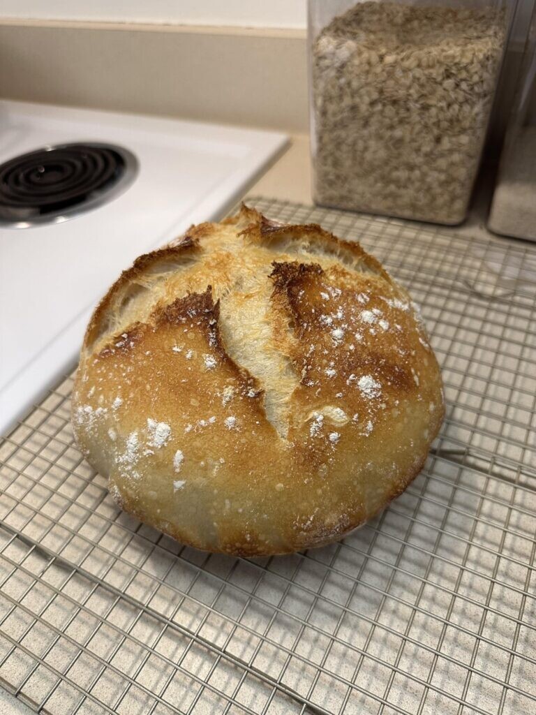 My first sourdough!!