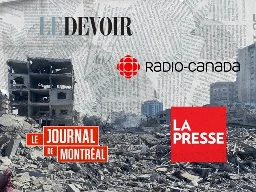 Guerre à Gaza : tensions et pressions dans les salles de presse québécoises  – Pivot