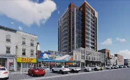 Skyline wants to build 14-storey building across from city hall